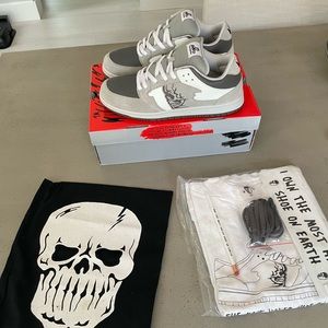 Warren Lotas OG Reaper Dunk “Clean Slate” Size US 12 (Bag,Pencil,Extra Laces)